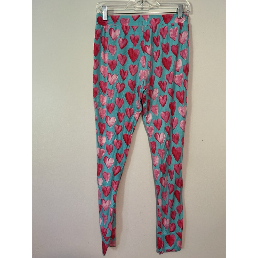 Posh Peanut Bamboo Super Soft Heart Pajama Jogger Set L Lounge Comfort Cooling - Picture 4 of 6